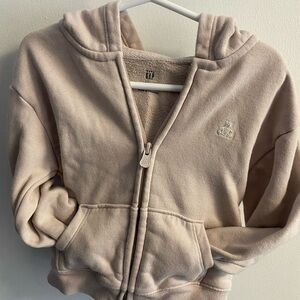 GAP Kids Light Grey Zipper Hoodie - 4T